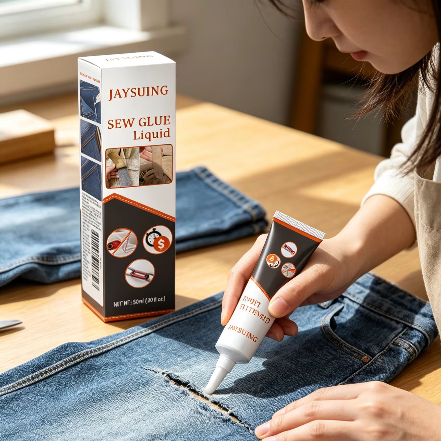 Sewing Technology - Jaysuing Sewing Glue Clothing Repair Quick