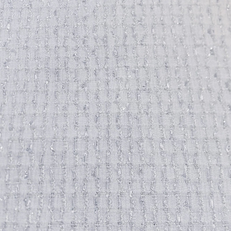 Small Lattice and Bright Wire  - đánh giá và giá Sewing Tweed Fabric