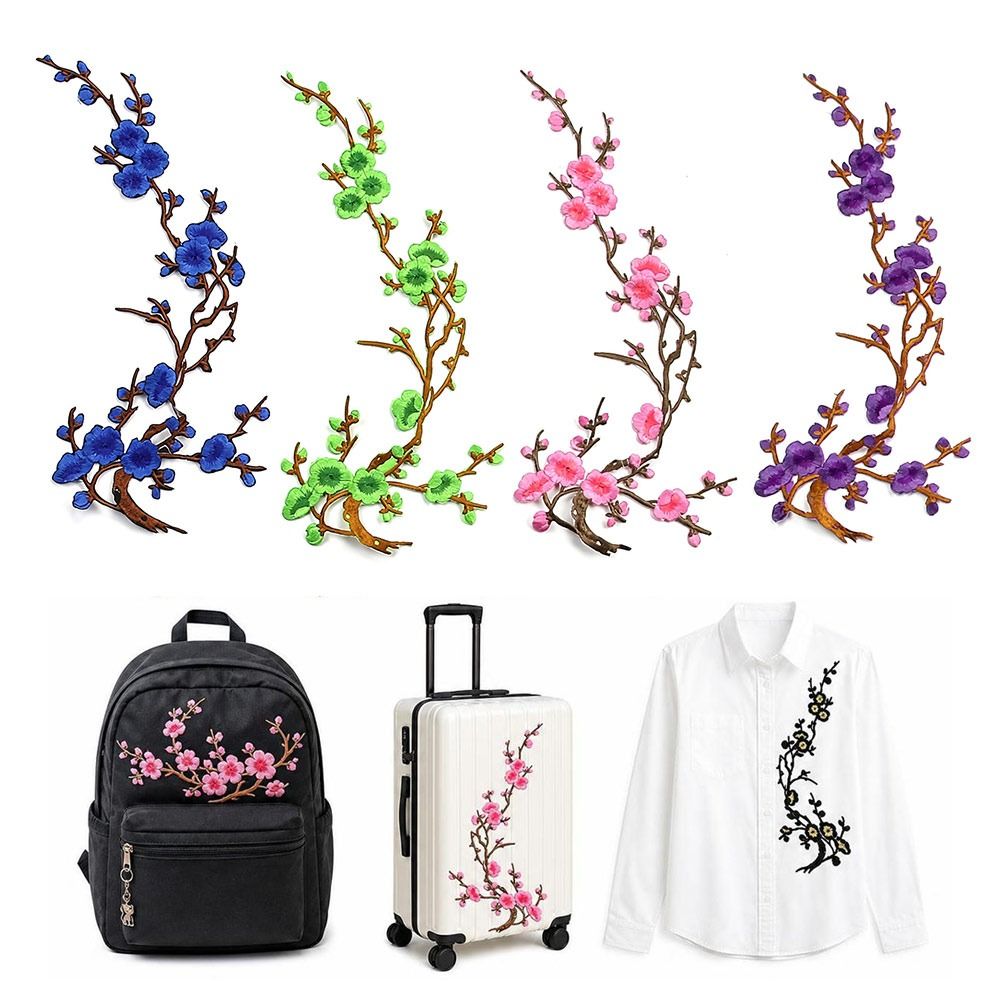 DIY Cherry Blossom Iron On Pat - đánh giá và giá Sewing Textiles