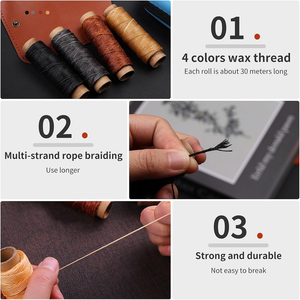 BUDDUR Leather Sewing Tools Ki - đánh giá và giá Textile Sewing Kit