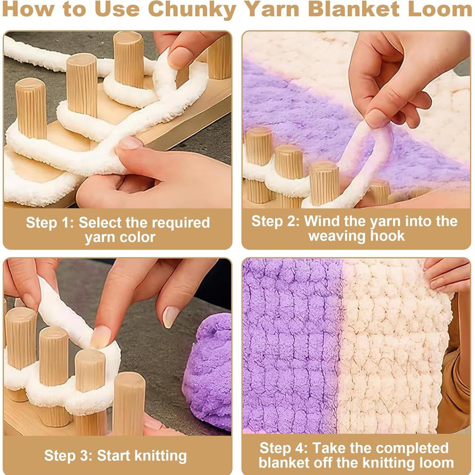 Hand Knitting Loom Chunky Croc - đánh giá và giá Sewing Knit