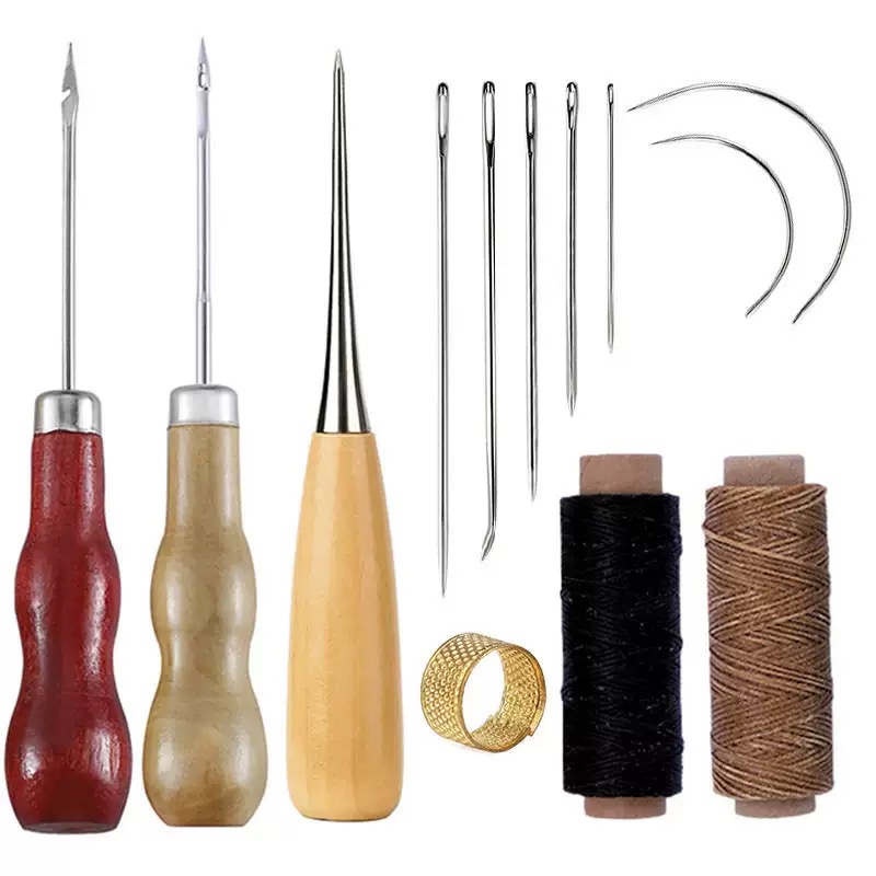 13 Pcs Leather Sewing Set Hand - đánh giá và giá Textile Sewing Kit