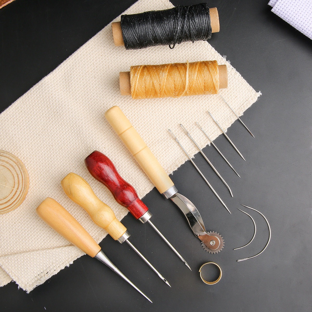 13 Pcs Leather Sewing Set Hand - đánh giá và giá Textile Sewing Kit