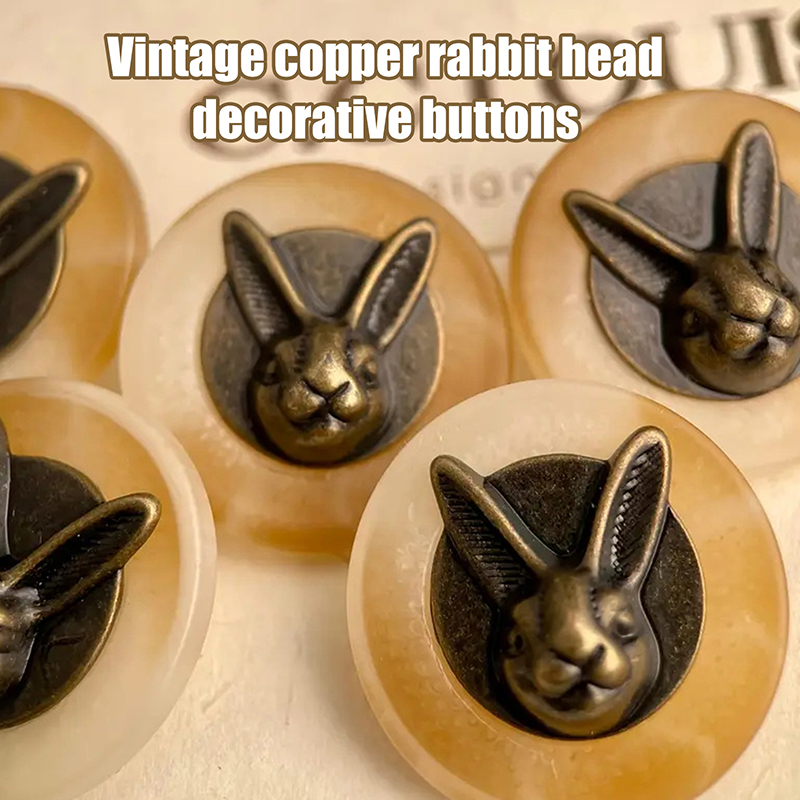 10pcs 25mm Vintage Copper Rabb - đánh giá và giá Sewing Textiles