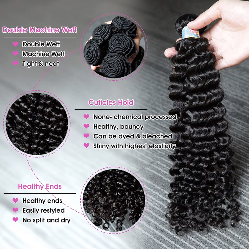 Real Human Hair Bundles Brazil - đánh giá và giá Sewing Technology