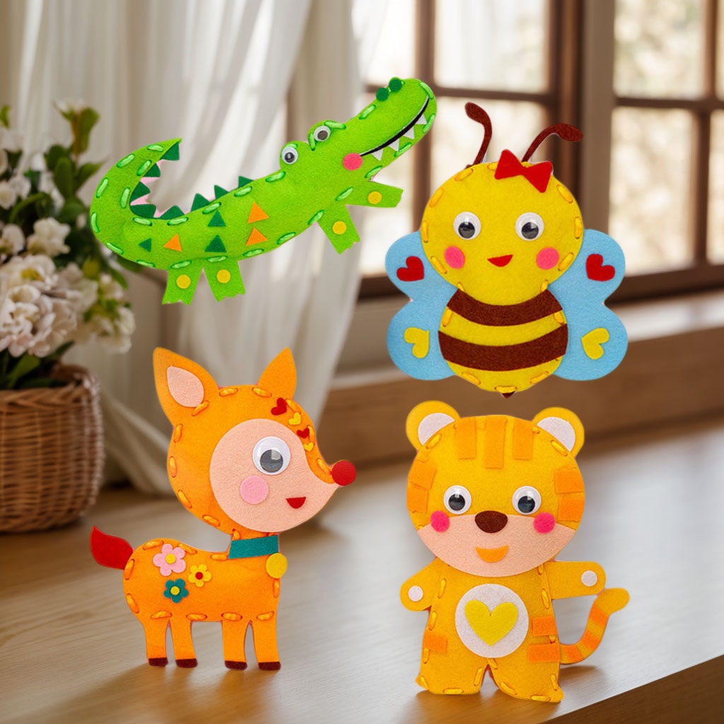 Cartoon Animal Sewing Craft Ki - đánh giá và giá Textile Sewing Kit