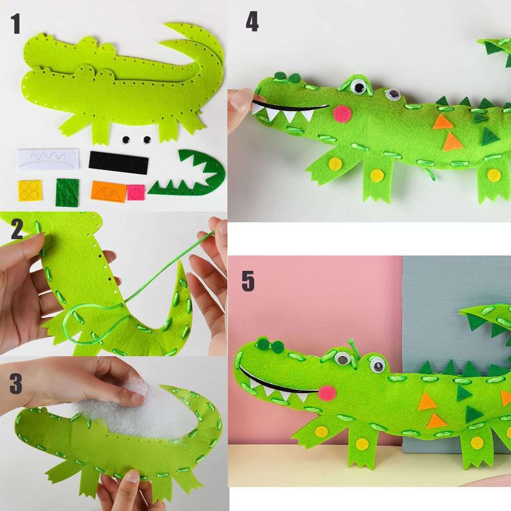 Cartoon Animal Sewing Craft Ki - đánh giá và giá Textile Sewing Kit