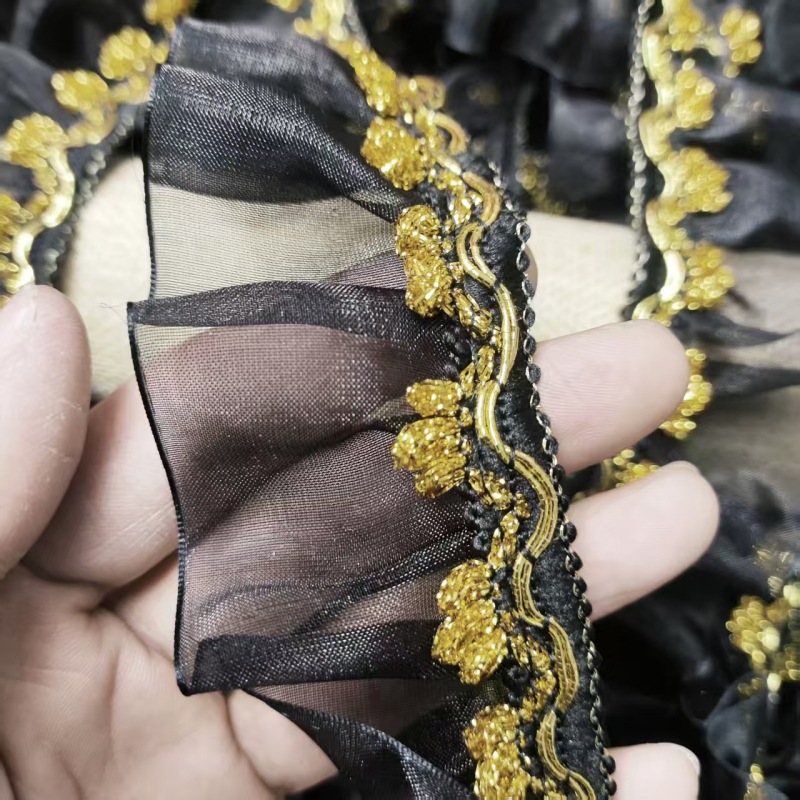 3Yards5cm versatile black gold - đánh giá và giá Textile Sewing Factory