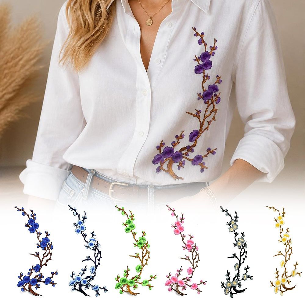 DIY Cherry Blossom Iron On Pat - đánh giá và giá Sewing Textiles