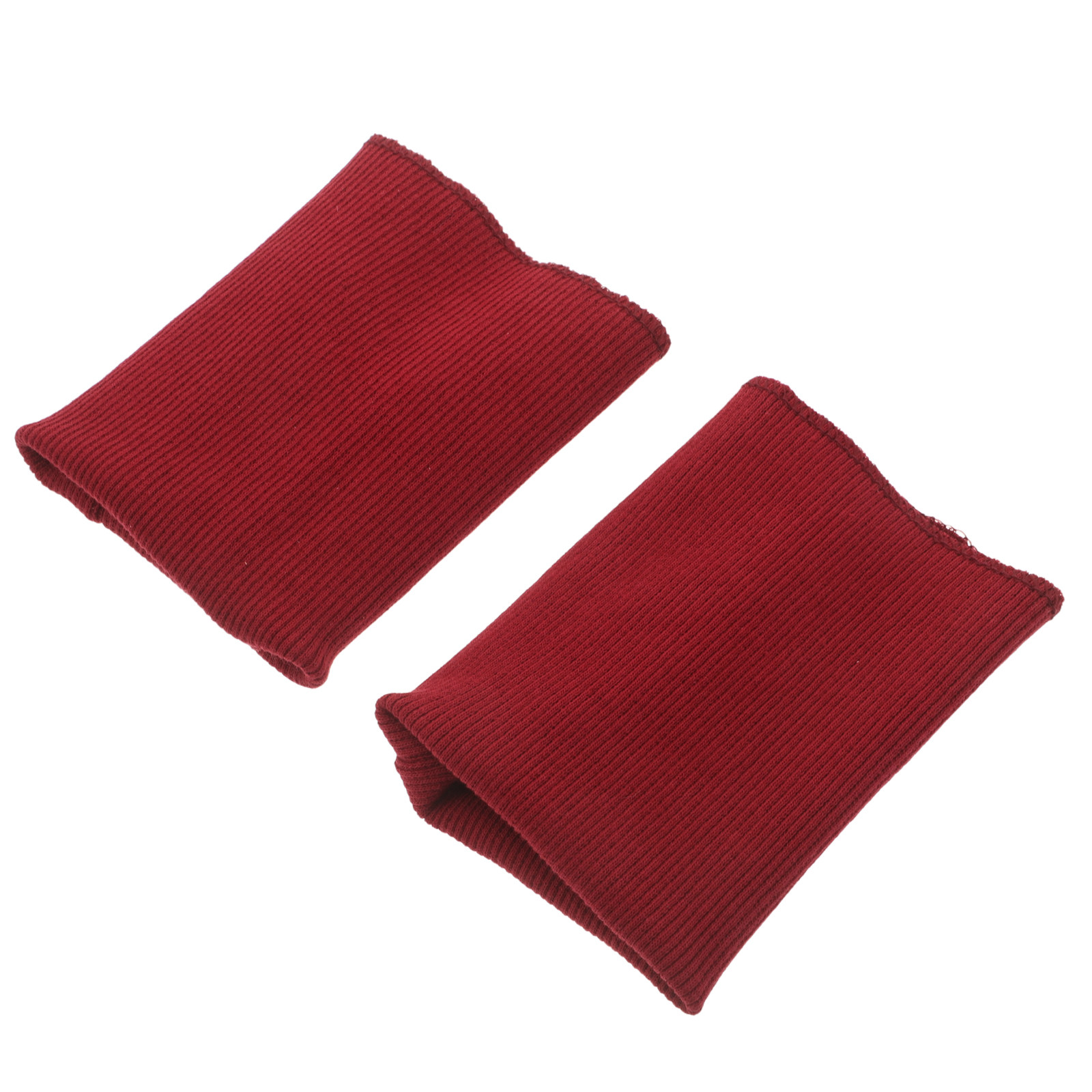 1Pair Dark Red Ribbed Knit Cuf - đánh giá và giá Sewing Textiles
