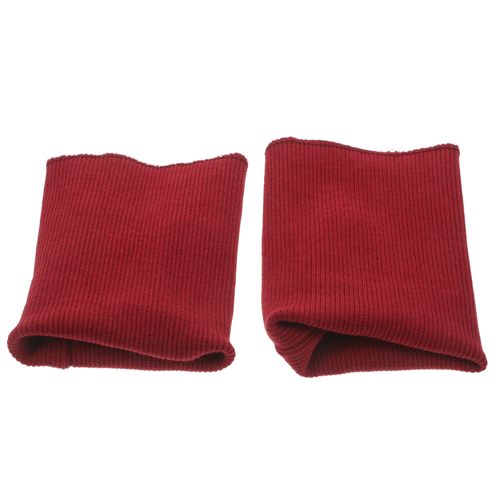 1Pair Dark Red Ribbed Knit Cuf - đánh giá và giá Sewing Textiles
